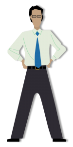 TeamOne Male Worker with Glasses